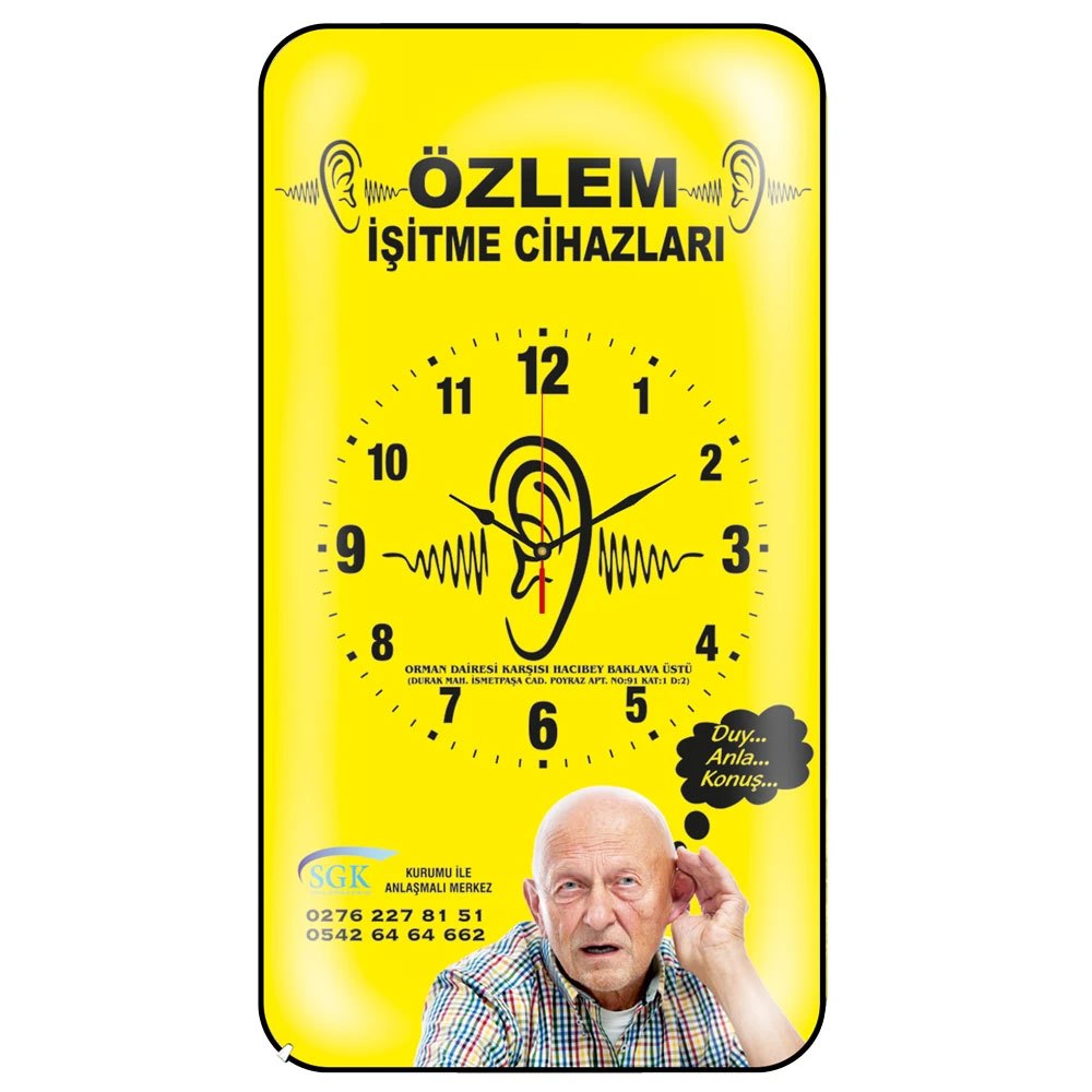 V30-532 Cam Duvar Saati görsel 2