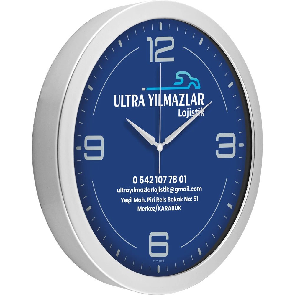 V30-575 Metalize Duvar Saati görsel 3