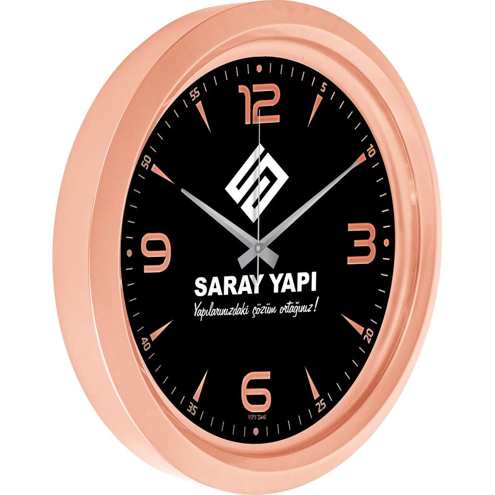 V30-743 Metalize Duvar Saati görsel 2