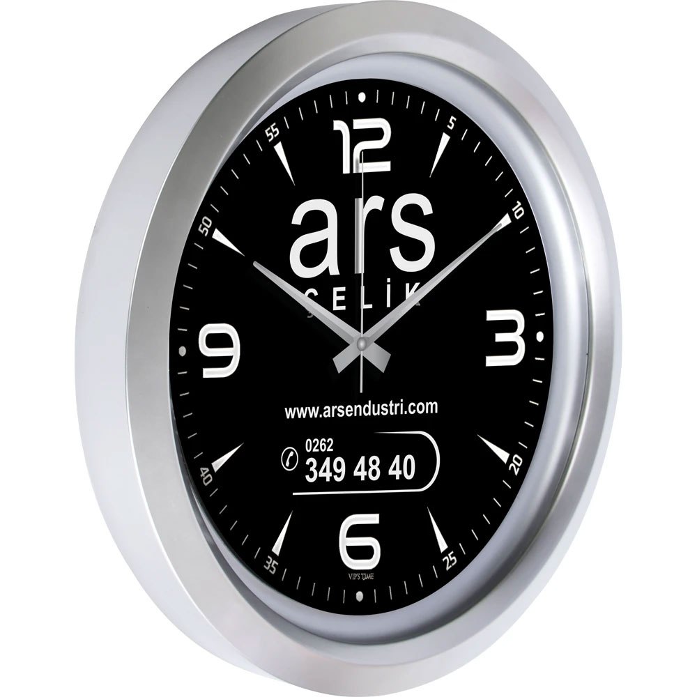 V30-743 Metalize Duvar Saati görsel 3